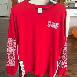 Wisconsin Badgers Victoria’s Secret PINK crew neck sweatshirt